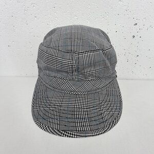 Tribe Headgear Size Medium Black White Plaid Houndstooth Stash Painters Cap NEW